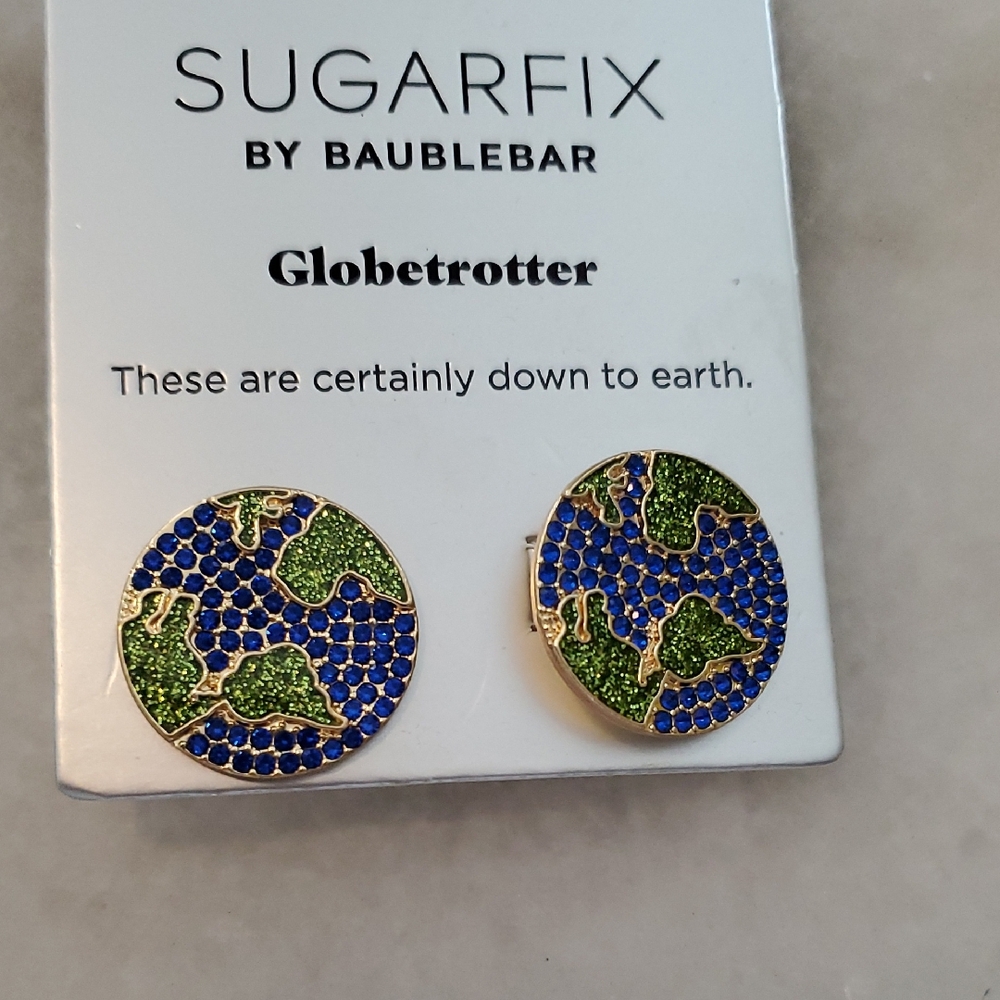 NWT BaubleBar Elegant Globe Earrings